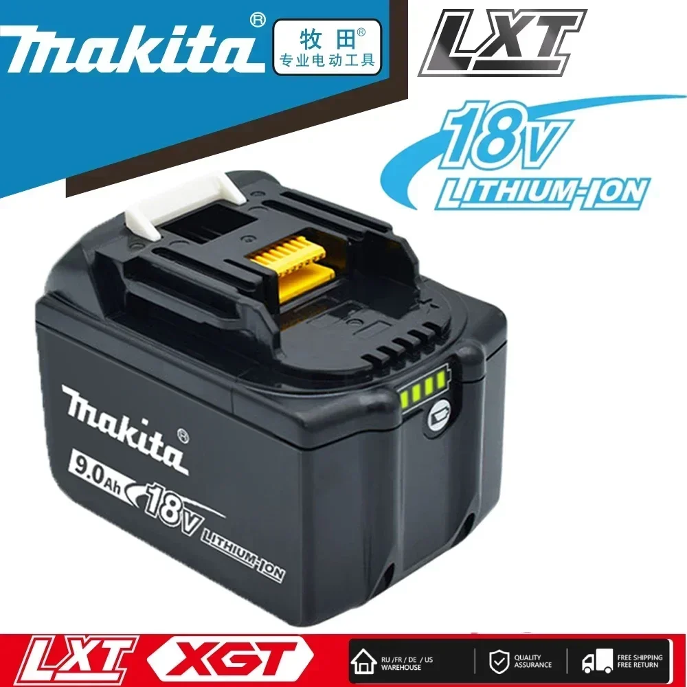 

NEW Makita 18V 9AH 9000mAh Battery Rechargeable Li-ion Lithium-ion Batteries Charger for BL1860B BL1850 BL1830 BL1815 LXT400