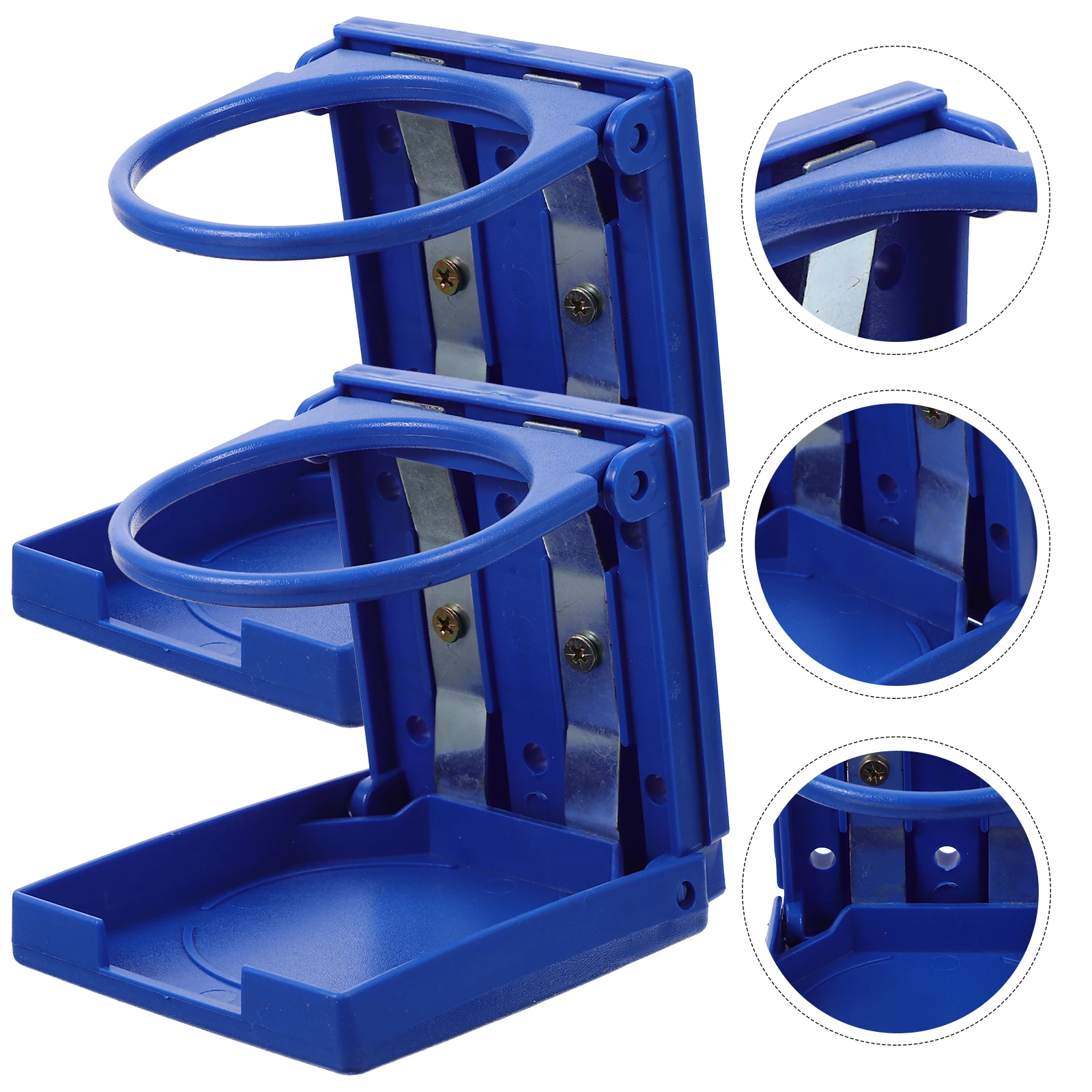 

2Pcs Car Cup Holder Foldable Foldback Auto Water Bottle Stand Adjustable Vehicle Drink Holder Practical Durable