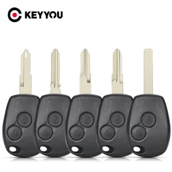 KEYYOU 르노 더스터 Modus Clio 3 Twingo Dacia Logan Sandero Kangoo, 닛산용 자동차 키 케이스, 2BNT 교체품, 신제품