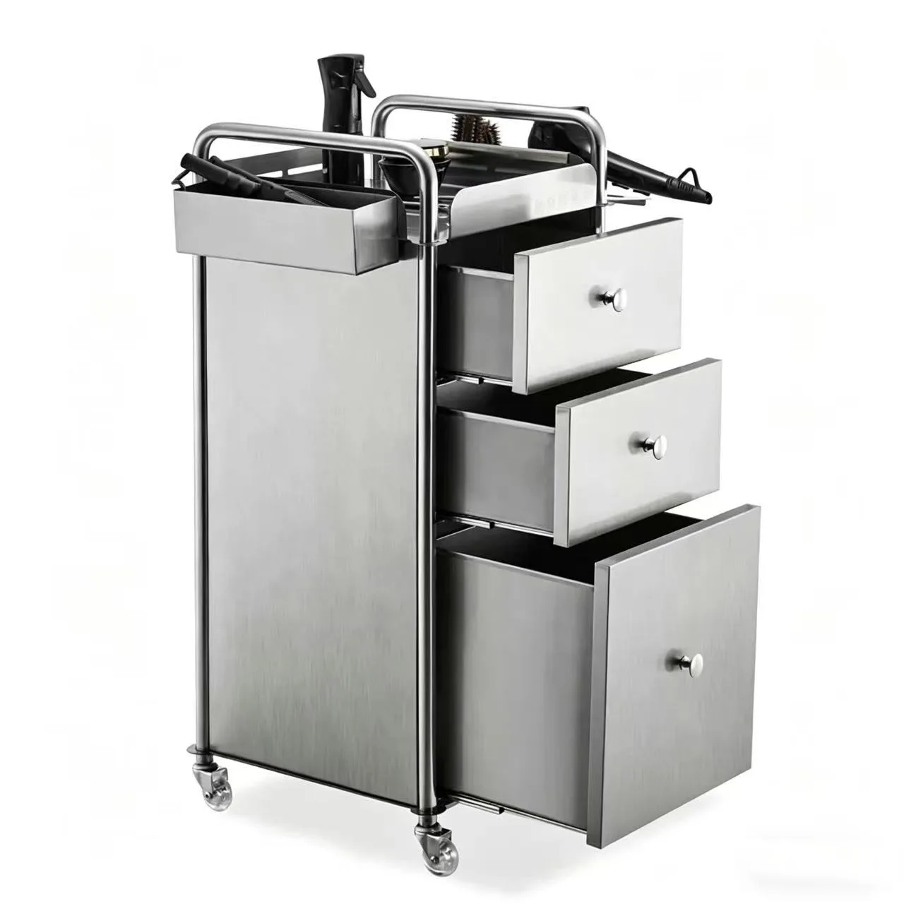 Barber Shop Tool Cabinet Hair Salon Special Tool Desk Beauty Salon Multifunctional Shelf Hair Shop Cabinet Display Cabinet