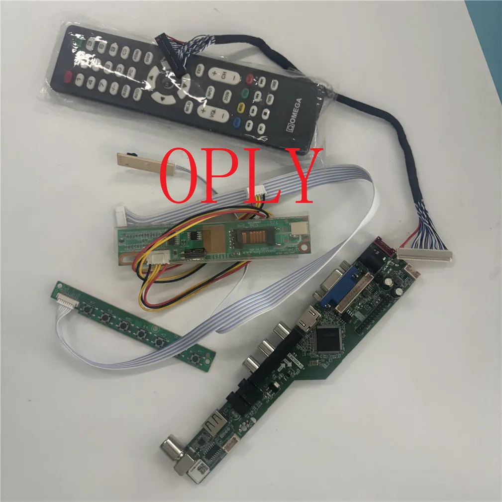 VGA USB HDMI-compatible RF TV Controller board kit for LP140WX1 LP141WX1-TLA2 LTN140W1 14