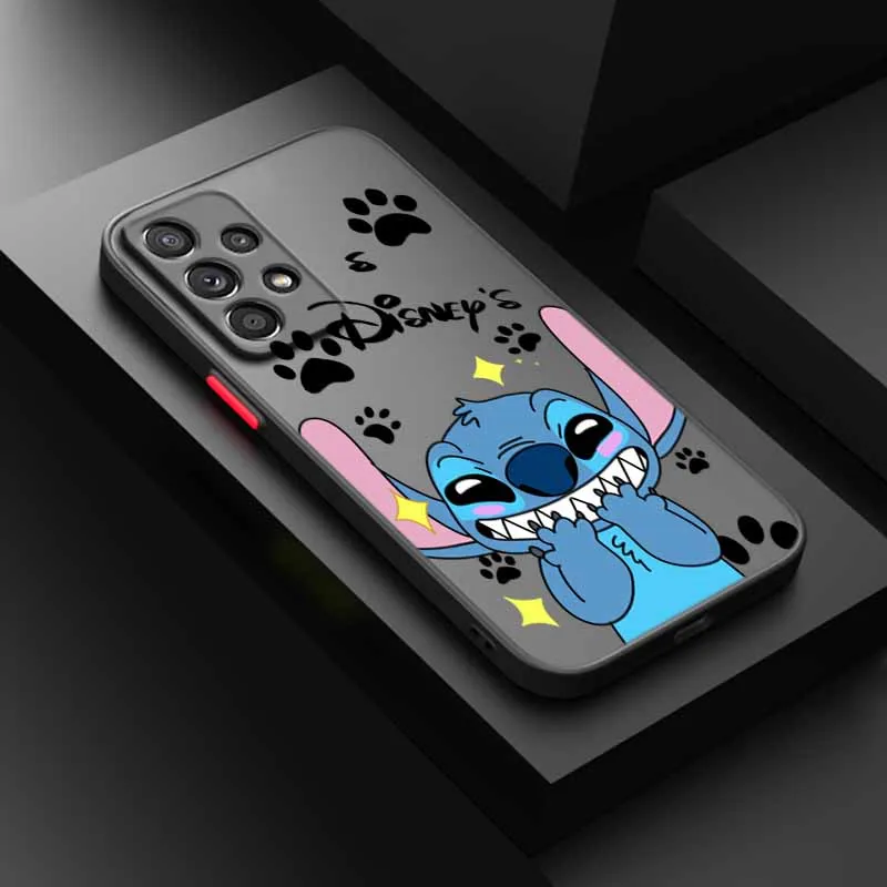 Disney Stitch Strawberry Cute For Samsung A56 A55 A54 A53 A36 A34 A33 A32 A31 A26 A25 A24 A23 A22 A21S A17 A15 A07 Phone Case - náhled 5