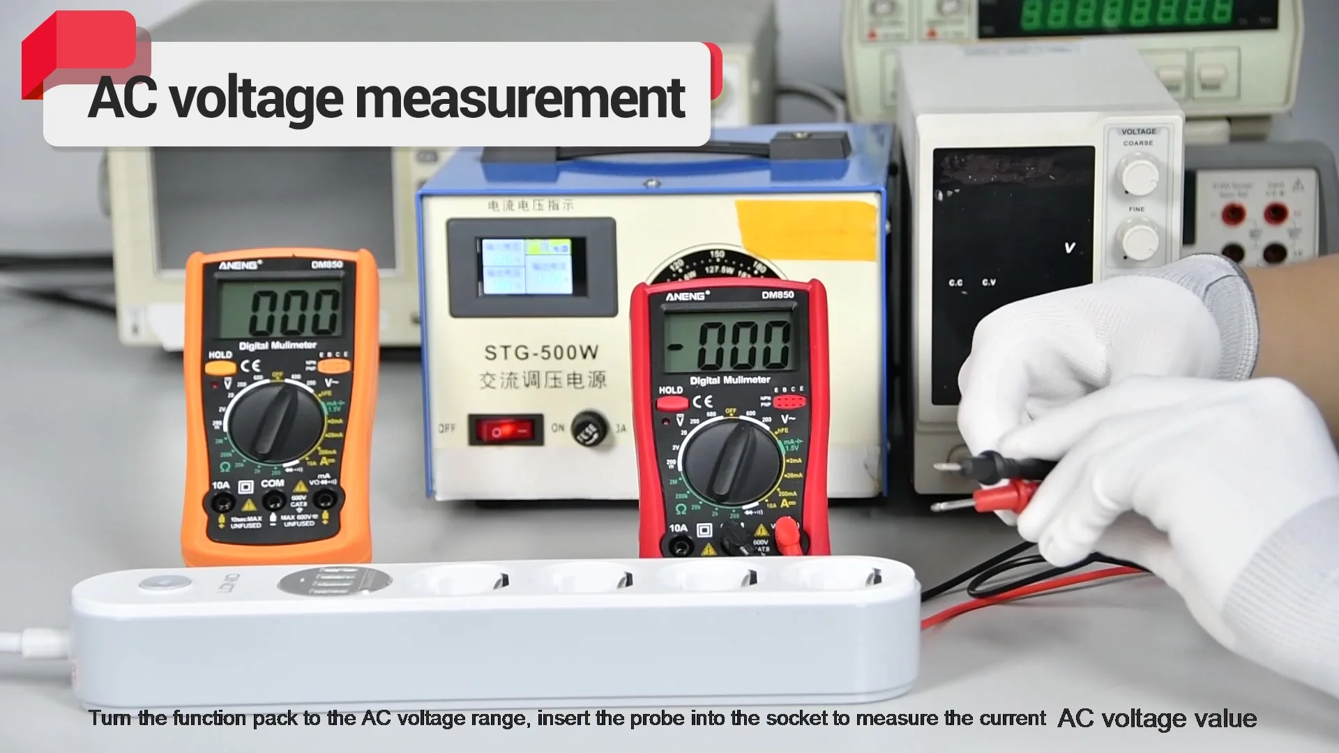 ANENG DM850 Digital Multimeter Automatic Professional 1999 Counts Auto AC/DC Votage Tester Ohm Current Ammeter Detector Tool