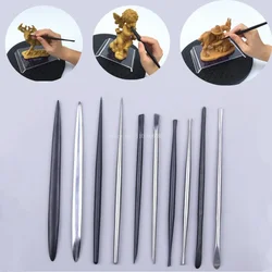 Metal Material Polymer Clay Fine Sculptural Shape Tools DIY Ultralight Clay Model Handicrafts Make Moulding Sculpting Tools