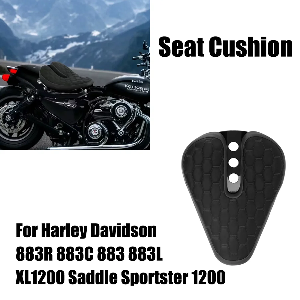 For Harley Davidson 883R 883C 883 883L XL1200 Saddle 2005 2006 2010-2020 Sportster 1200 Asiento Modificado Leather Seat Cushion