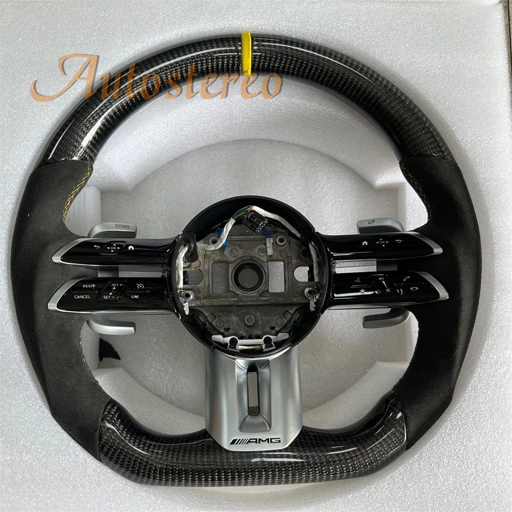 Car Steering Wheel Assembly For Mercedes Benz E/S/G W212 W213 W221 W205 W177 W464 AMG Customization Coupe Version Leather