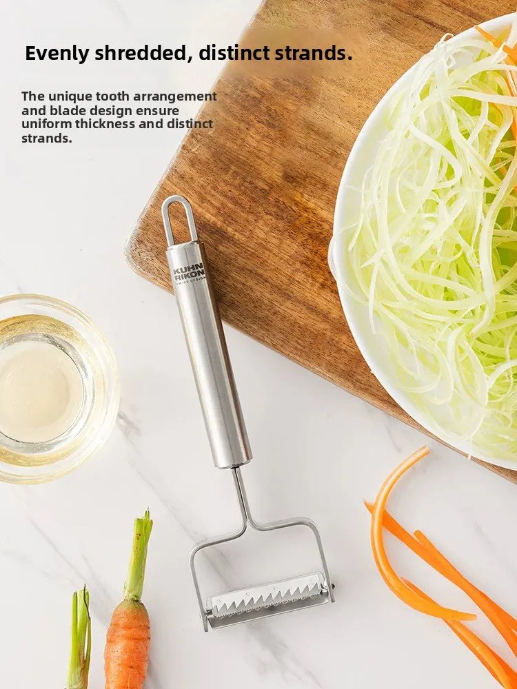 

Kuhn Rikon, нож для резки овощей, фруктов, салата, овощечистка, кухонный инструмент из нержавеющей стали для приготовления пищи и выпечки