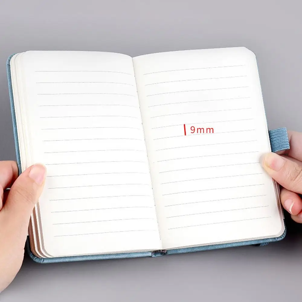 with Elastic Band A6/A7 Pocket Notepad Portable 100 Sheets Portable Mini Notebook Thickening Simple Style Taking Notes