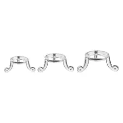 Small Ball Stand Holder Rack Stable Acrylic Crystal Ball Display Base Acrylic Sphere Display Holder for Baseball Tennis Spheres
