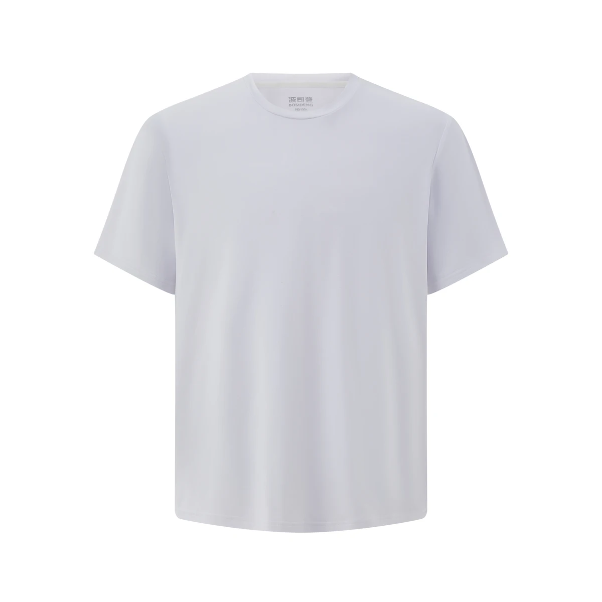 

BOSIDENG Summer Mens Blank T-Shirt Crew Neck Solid Color Casual Bottoming Men Tops Tees Shirt For Male Man Sunprotection tops