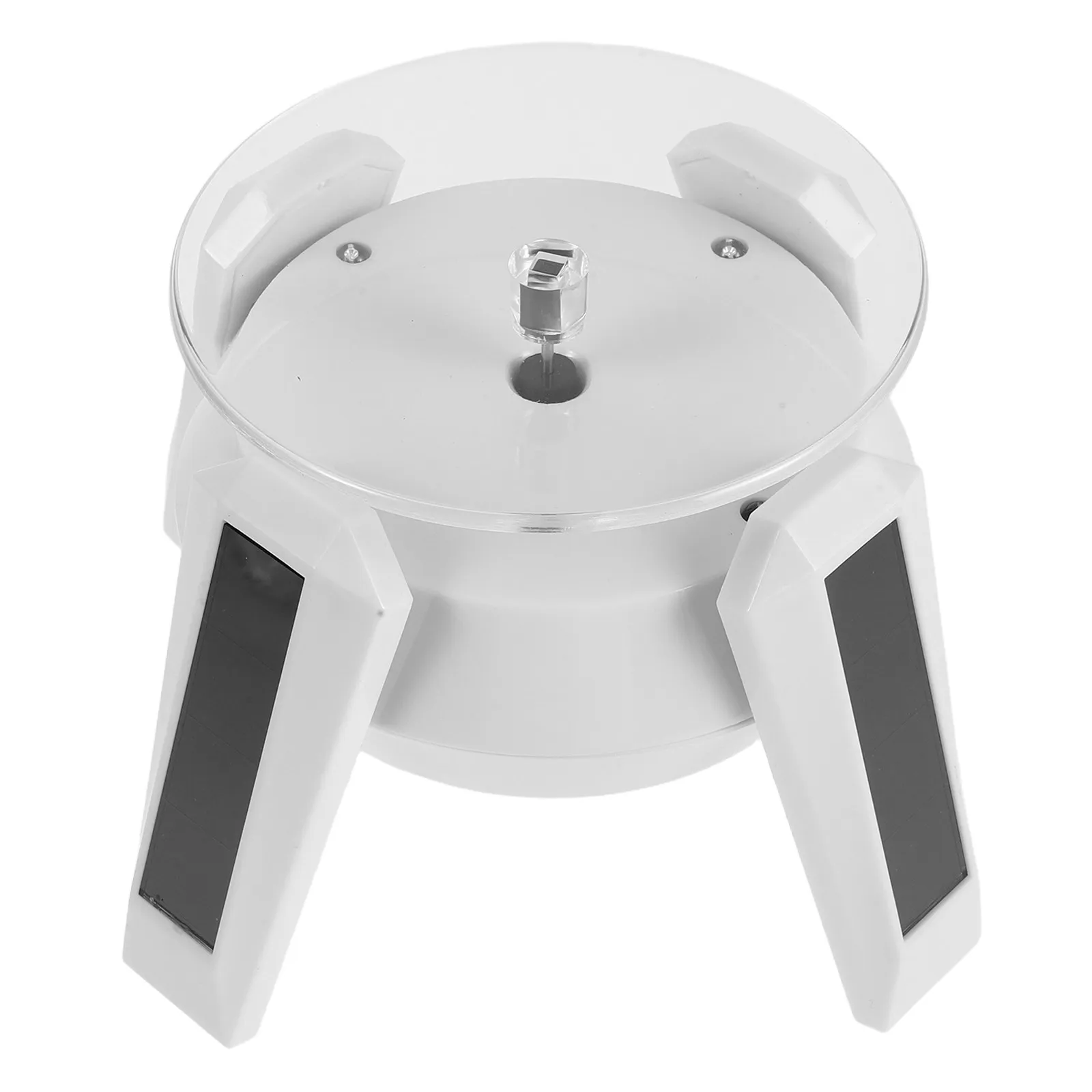 

Вращающаяся подставка для ювелирных изделий на солнечной энергии, 360-градусный автоматический поворотный стол для ожерелий, браслетов, часов, коллекционных предметов, настольная модель