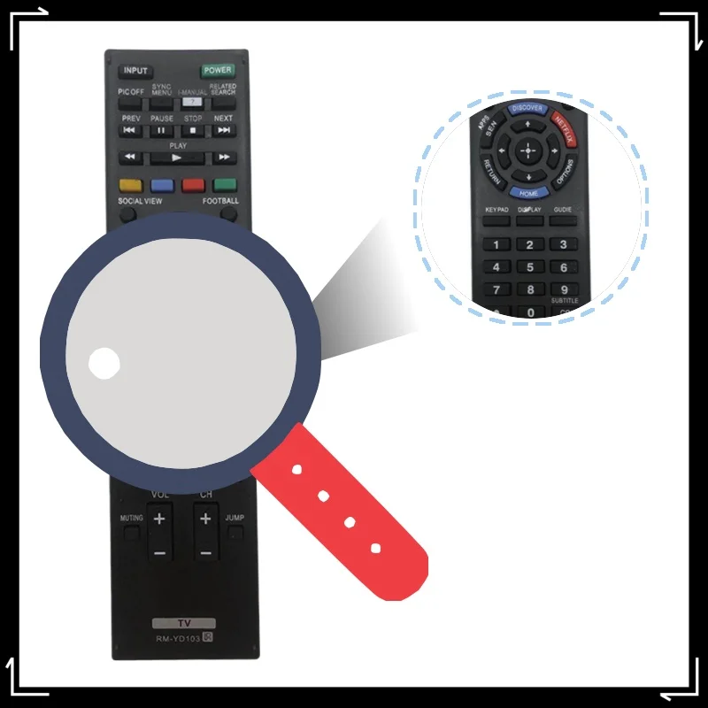 RM-YD103 Universal TV Remote Control Replacement Compatible with Sony RM-ED047 RM-ED050 RM-ED052 Series Remote Control