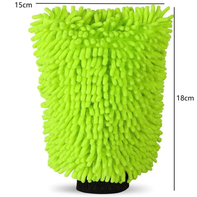 Fusselfreie Autowaschhandschuhe aus Weichem Chenille, Kratzfeste Mikrofaser-Handschuhe für Auto, LKW, Boot, Professionelle Autopflege – Detail 7