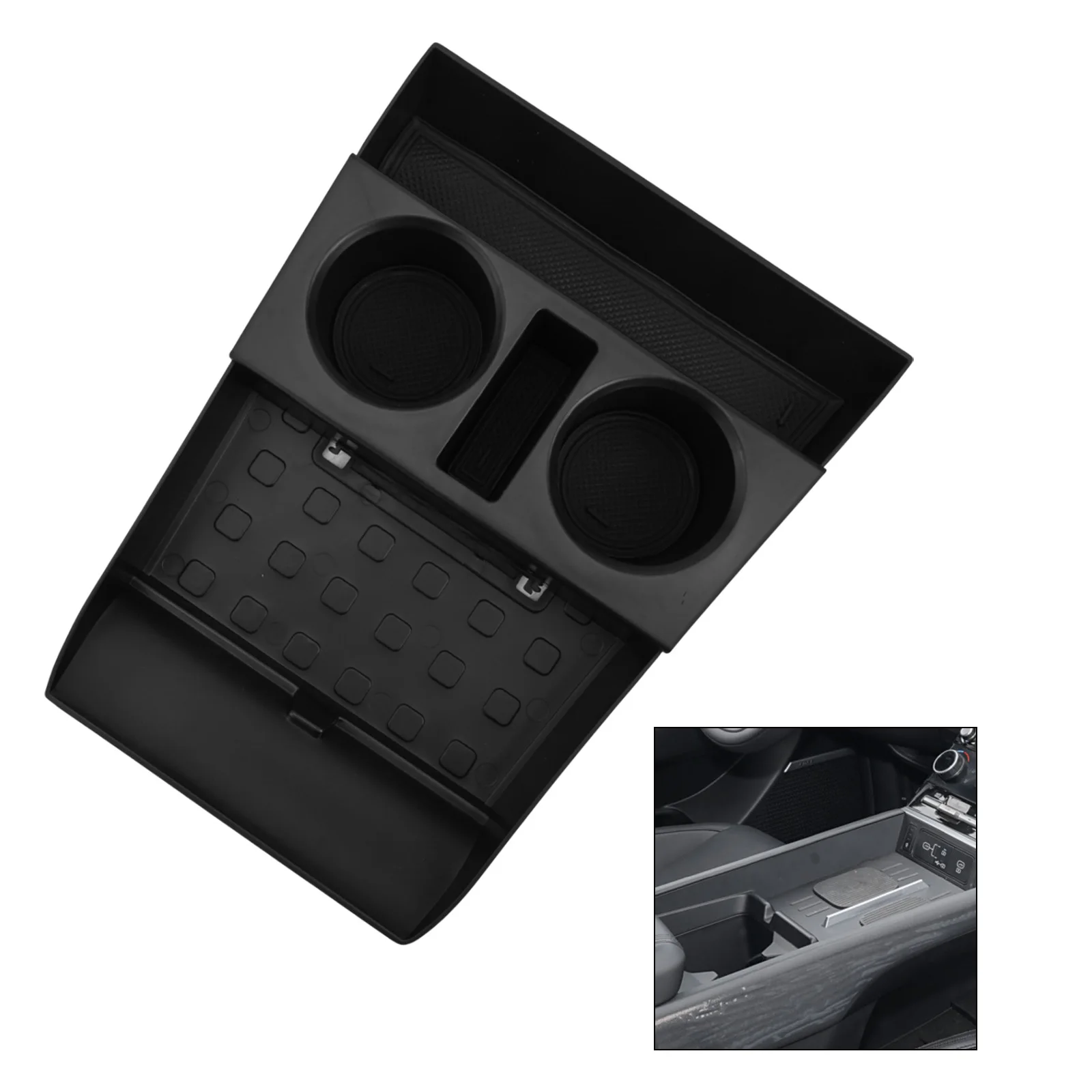 For Car Center Console Car Storage Box Armrest Lower Tray Car Accessory Anti-corrosion Direct Installation Non-deformed