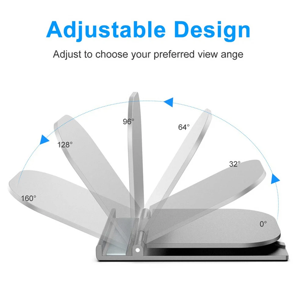 Desk Stand For Mobile Phone Portable Foldable CellPhone Stand Holder Desktop Bracket For iPhone 15 14 13 Pro Max iPad Smartphone