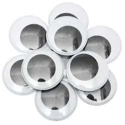 Nowe 10PCS/ 5 par 50mm duża czarno chwiejny gigantyczny oczy do maskotek dla misia wypchana zabawka zatrzask kukiełka zwierzątko plastikowe oczy lalki