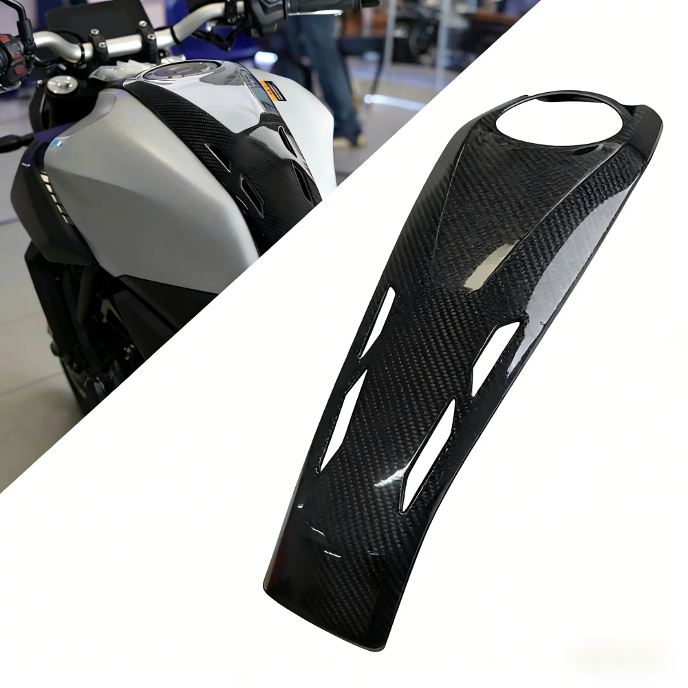 

Carbon Fiber Middle Fuel Tank Cover for YAMAHA MT-07 MT07 2025 2026 Motorcycle Gas Tank Protector Decorative Fairing Accessories