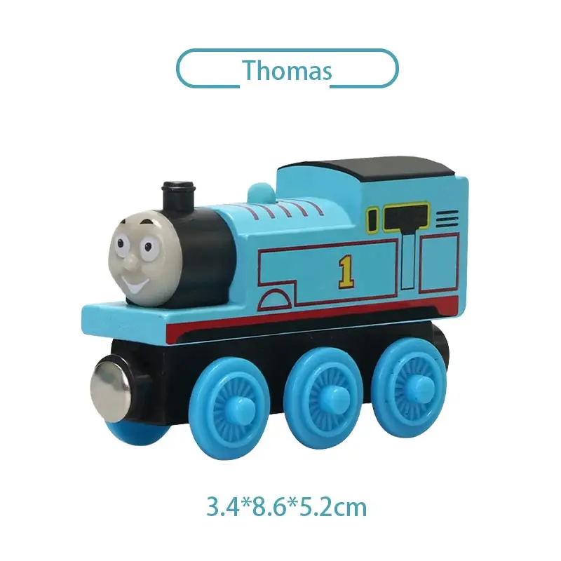 Thomas and Friends Wooden Train Model Toy Magnetic Molley Gold Diesel Lady Toby Rail Educational Toys For Children Birthday Gift