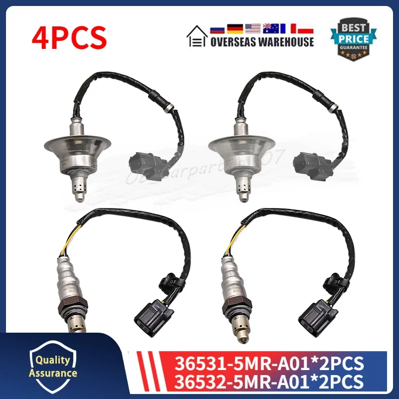 

36531-5MR-A01 36532-5MR-A01 Lambda Oxygen Sensor 4PCS For 2019 2020 2021 2022 HONDA ODYSSEY PASSPORT PILOT 3.5L 234-5728 2348048