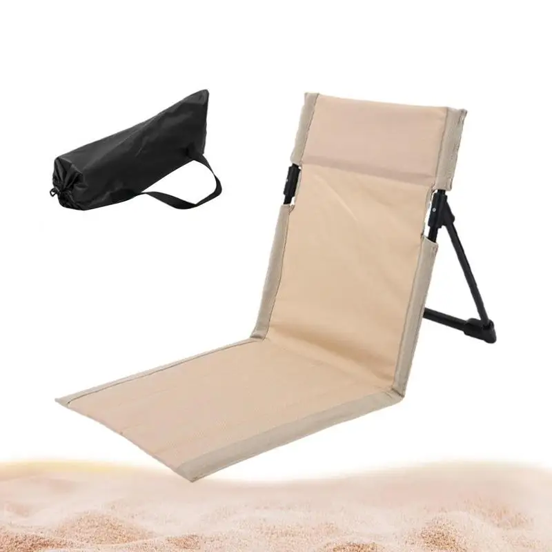 Beach Lounger Lightweight Beach Chair Water Proof Folding Beach Chair With Adjustable Backrest For Garden Beach Patio Travel