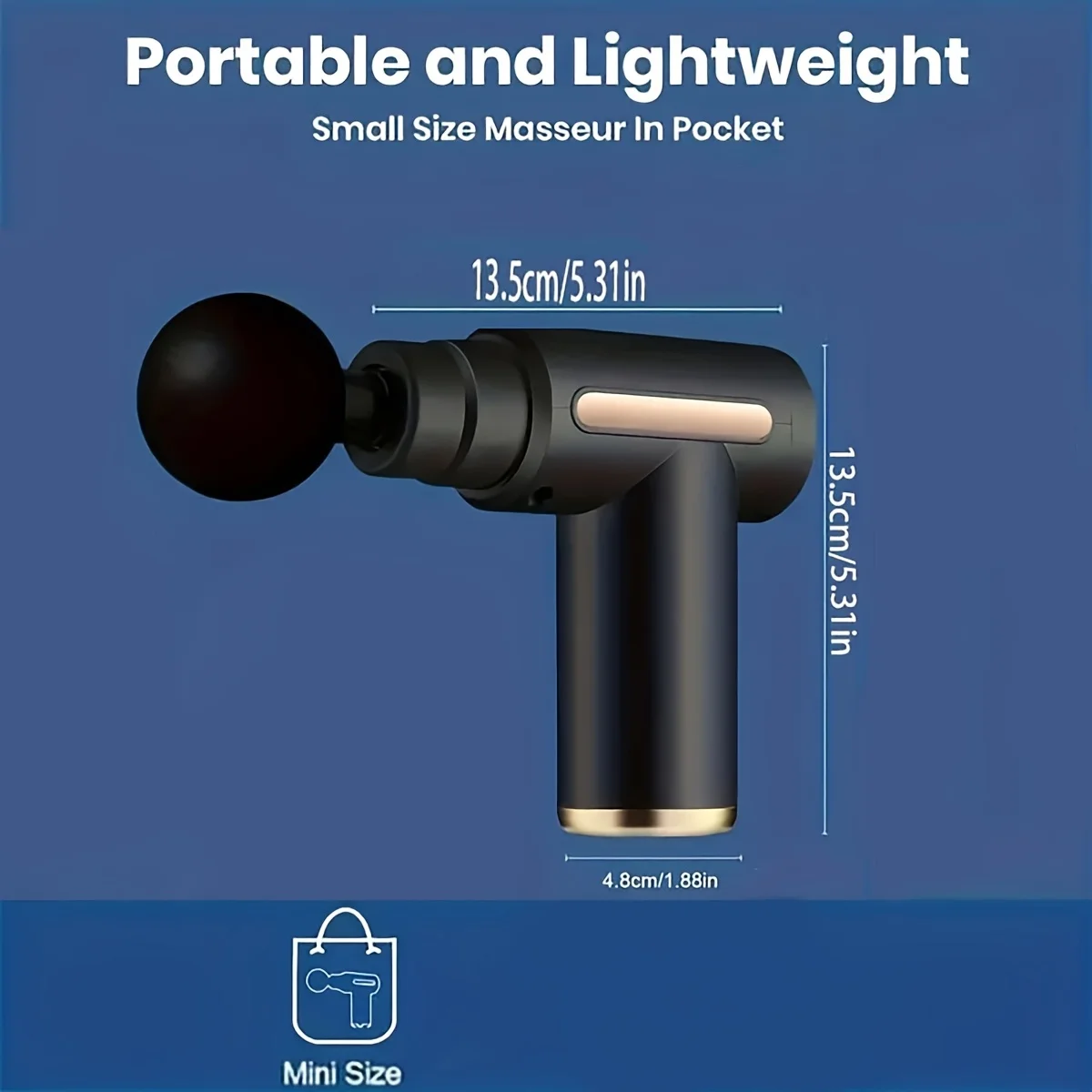 Holiday Gifts for Family Kids, Upgraded Portable Massage Gun, Muscle Massager for Back Neck Relief, Thanksgiving Christmas