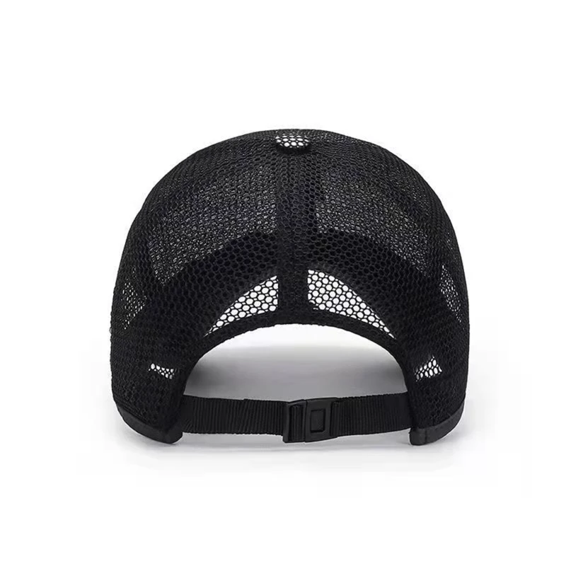 Visiere da uomo Berretti da baseball in rete Berretto con protezione solare Cappelli a rete per sport all'aria aperta per cappelli da uomo individualità traspirante maschile