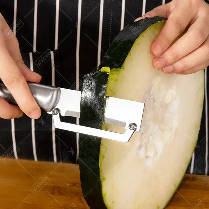 Stainless Steel Peeler 1/3pcs Flat Edge Peeler Potato Kitchen Peeler Slicer Knife Watermelon/Melon Grater Kitchen Accessories