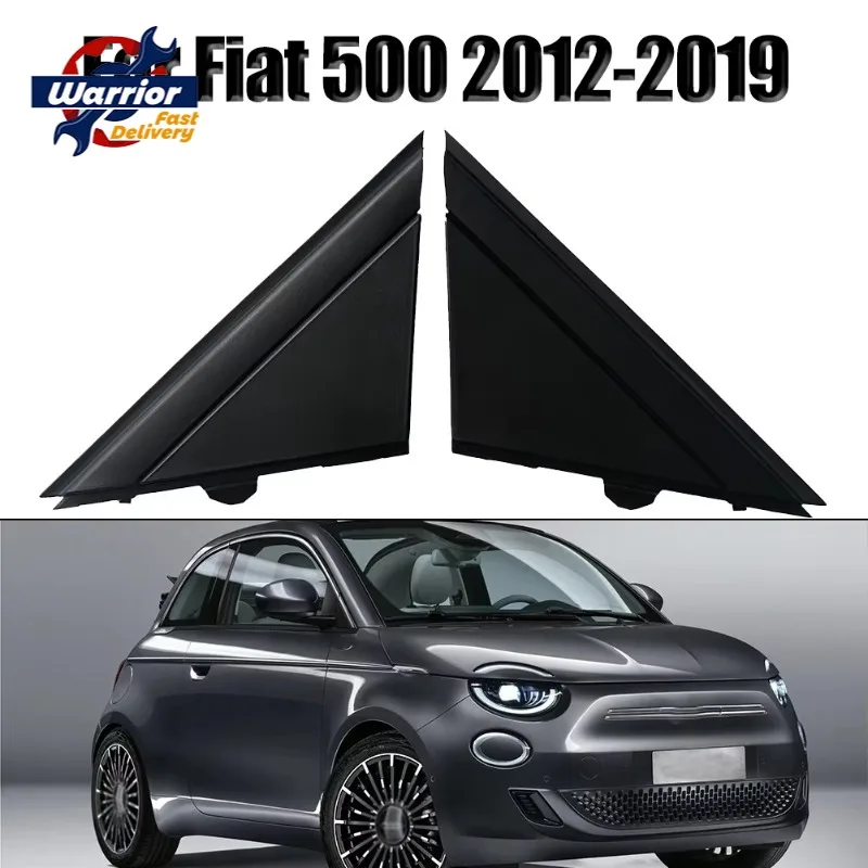 1SD00KX7AA Car Left Right 2 Pcs Mirror Triangle Trim 1SJ85KX7AA for Fiat 500 2012-2019