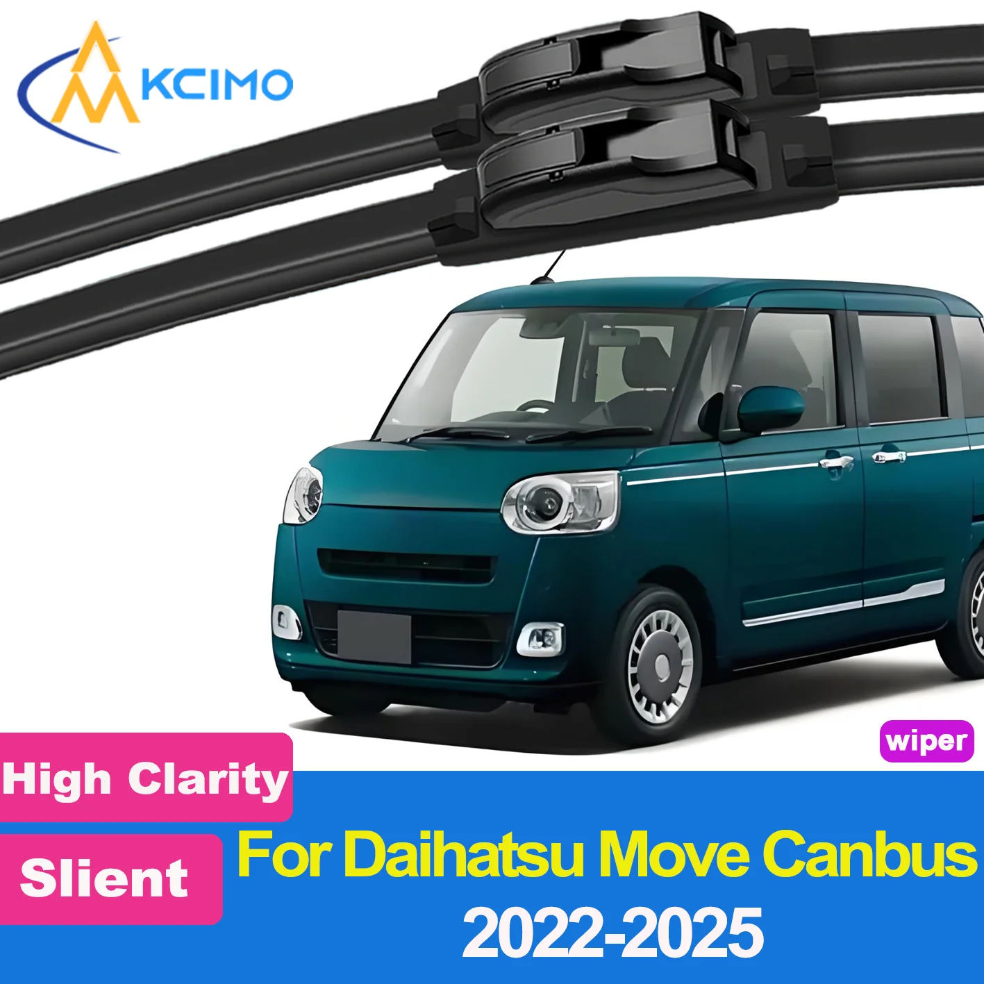 

2PCS New Front Windshield Wiper Blade for Daihatsu Move Canbus LA850 2022-2025 Front Windshield Accessories 2025 2024 2023 2022