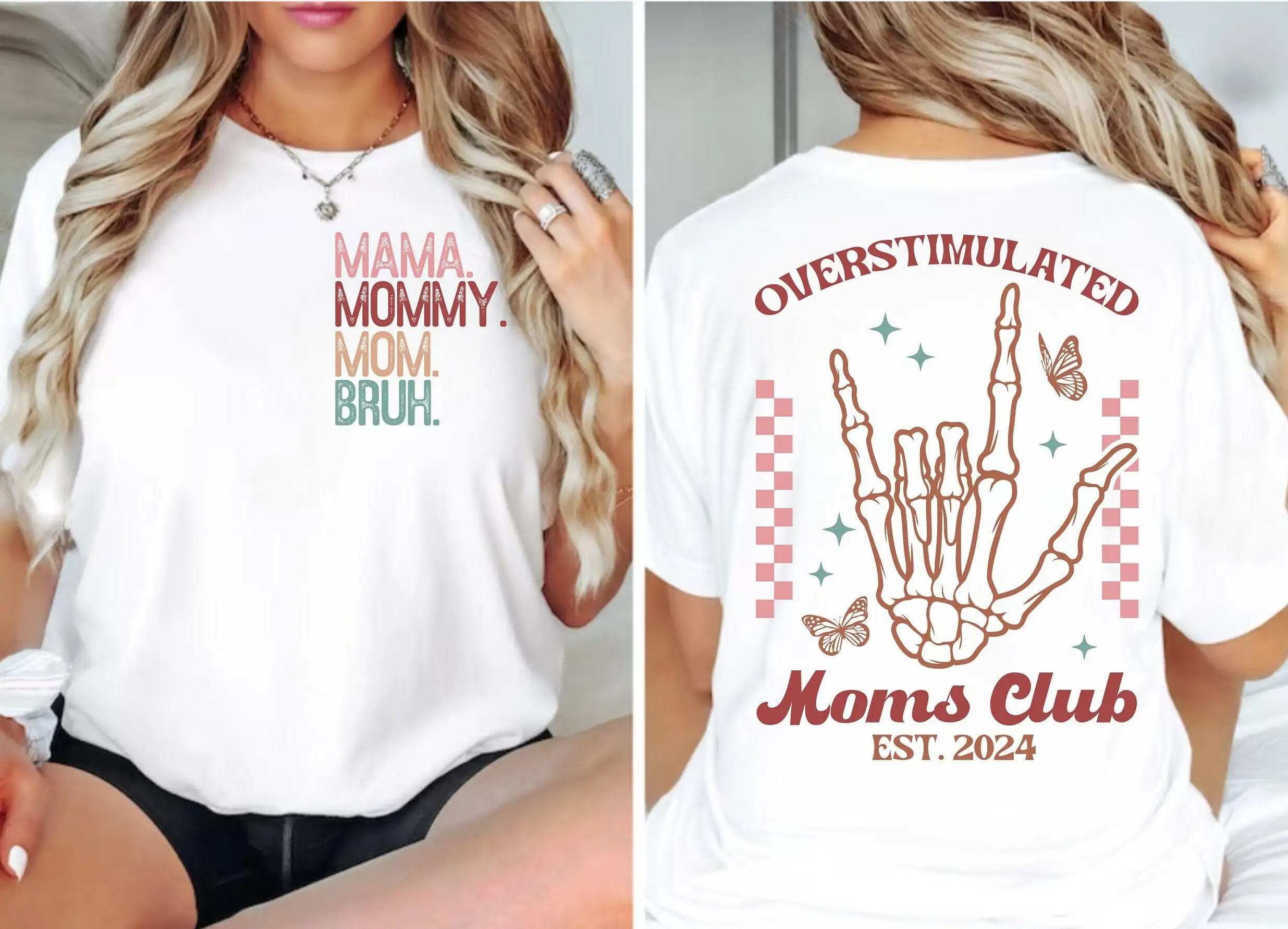 Mothers Day T Shirt Mama Mom S Gift Rocker Trendy Mother Cool Birthday For Her