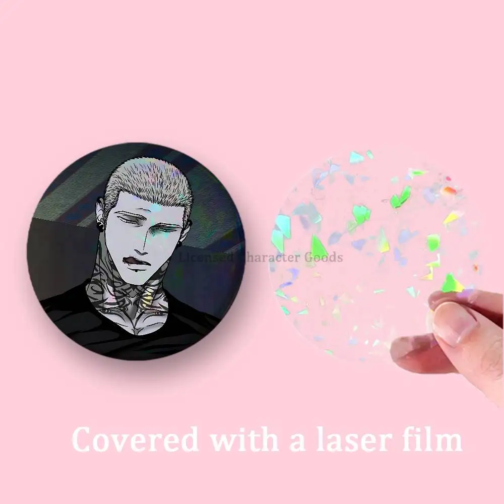 S-Shutline BL HD Print Badges Pretty Round Display Brooches IP merchandise 32mm 58mm 75mm 44mm 25mm