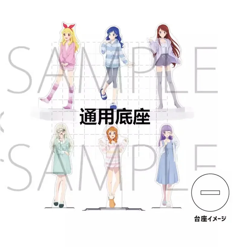 Game Acrylic Stand Doll Anime Akayi Ran Mizuki Ichigo Sumire Kaede Figure Model Plate Cosplay Toy for Gift