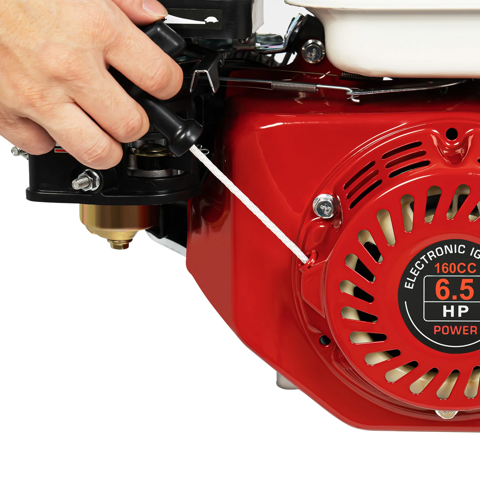 6.5HP 200cc 4-strokes Petrol Engine Single Cylinder Petrol Engine Used with Pumping Machines Cleaning Machines Spraying Machines
