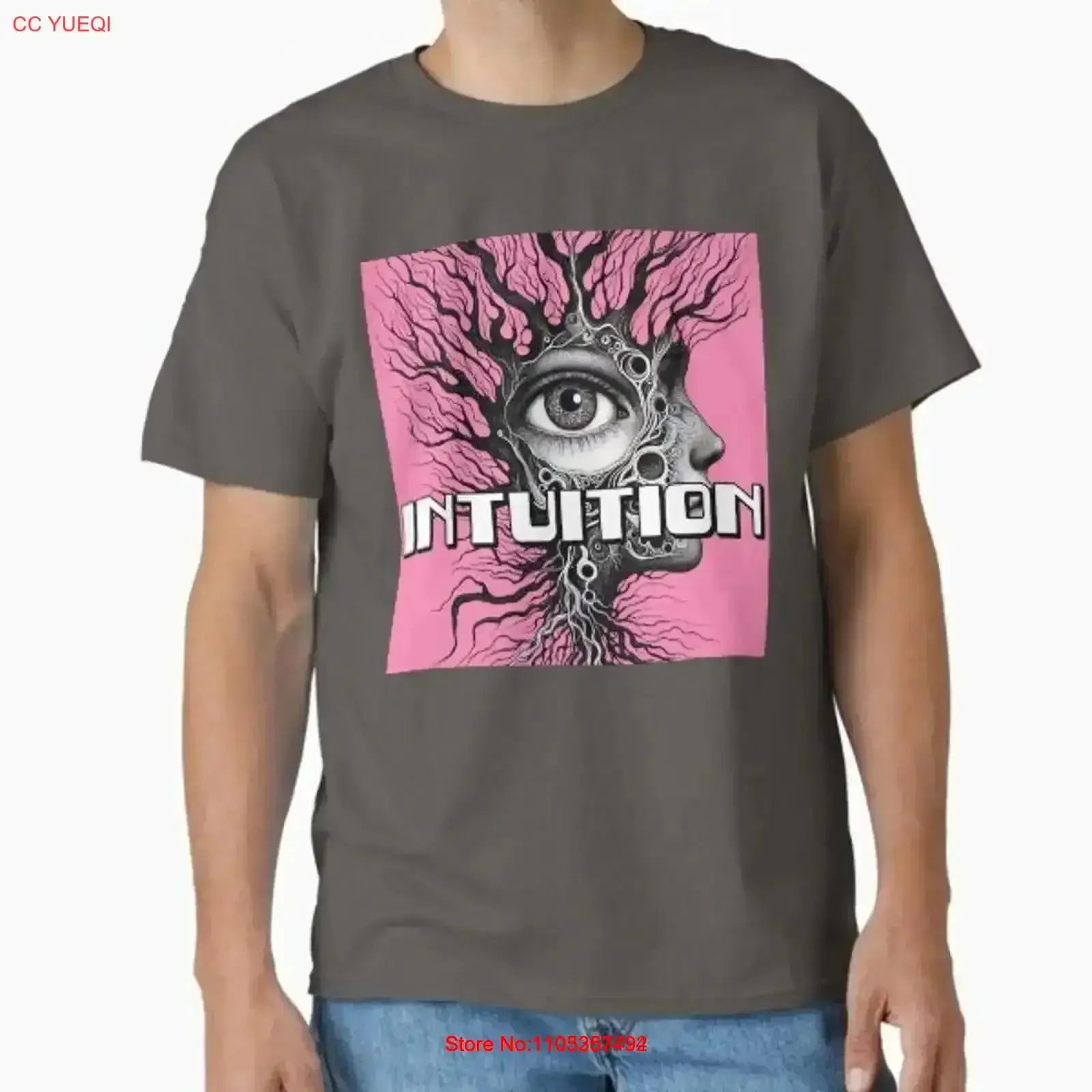 Third Eye Intuition Art Mystical Mind and S T Shirt Made in US AUS Size 2XL vintage Washed Stylish Comfortable Soft Stretched