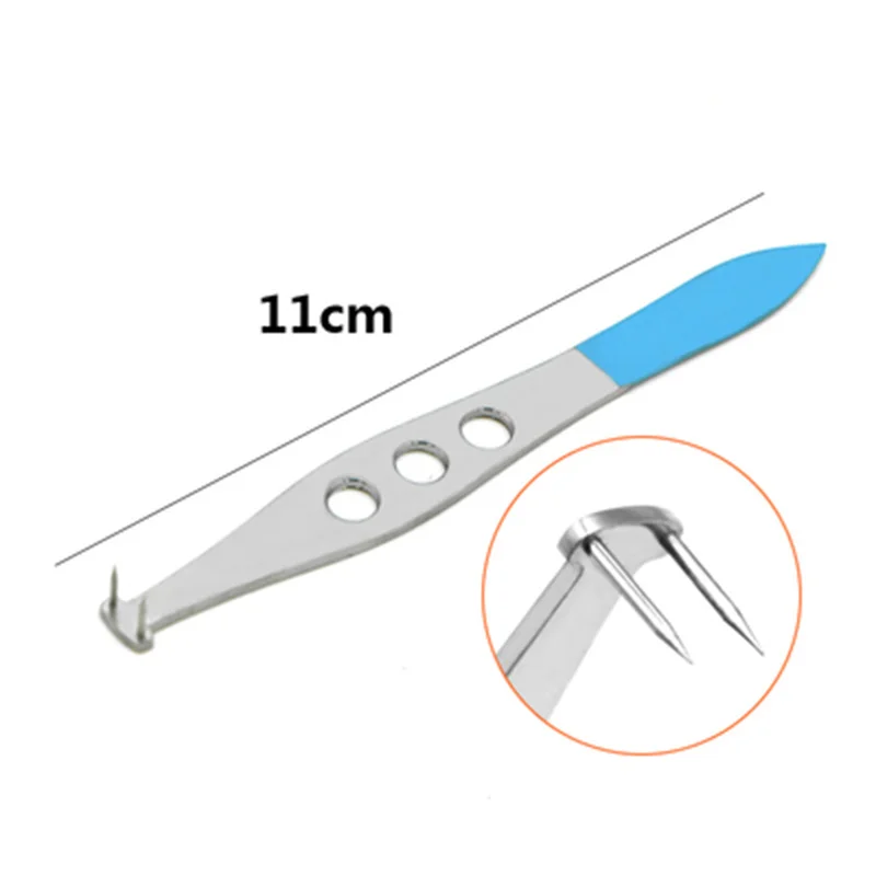 11cm Korean Hole Punch Titanium Alloy Single Piece Double Eyelid Tool Hole Locator Double Eyelid Measuring Device