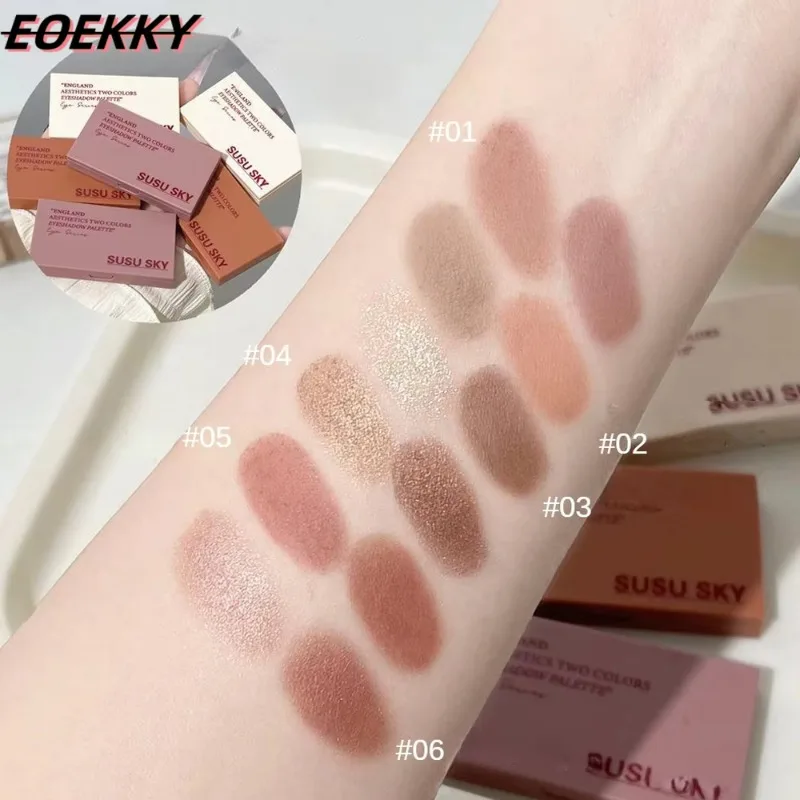 EOEKKY-Palette de fards à barrage multicolores, conteneur de fard à barrage polyvalent, résistant à la transpiration, contouring, bronzant, paillettes