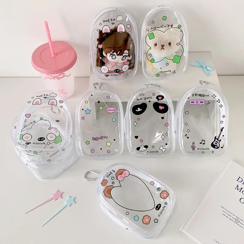Transparent Protection Cartoon Doll Storage Bag PVC High Transparency Doll Display Storage Bag Pendant Bag Anime Doll