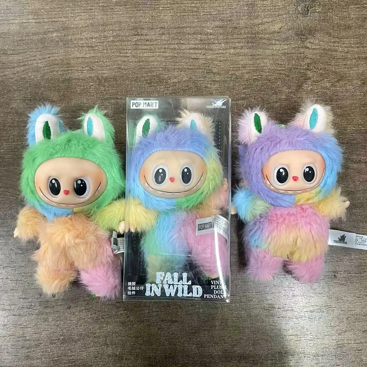 New La bubu V4 generation Macaron Velvet Face Plush Doll Pendant Toy Handmade Gift Decorative Cute Blind Box