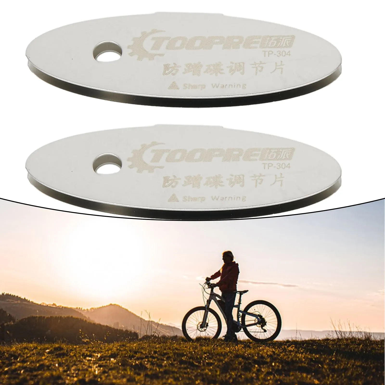Disc Brake For ROTOR Spacer Tool for Adjusting Caliper Mount Position Relative to For ROTOR on Mountain Bike Brake Setups