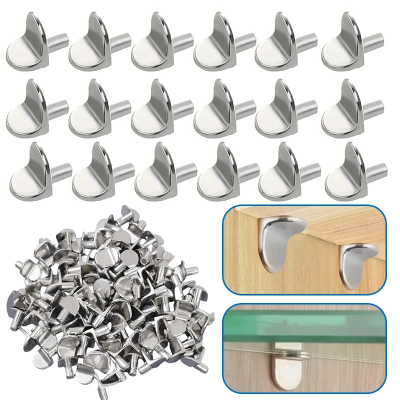 20/40pcs Support Nails, Used for Wooden Cabinets, Shelves, Shelves, Closets, Hardware Accessories, Partition Bracket
