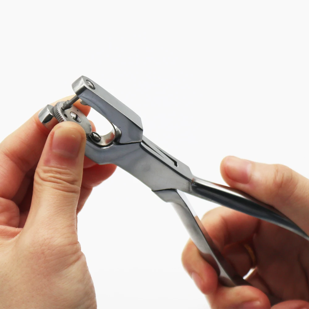 1Pc Dental Dam Hole Punch Pliers Perforator Rubber Orthodontic Forceps Dam Clips Pliers