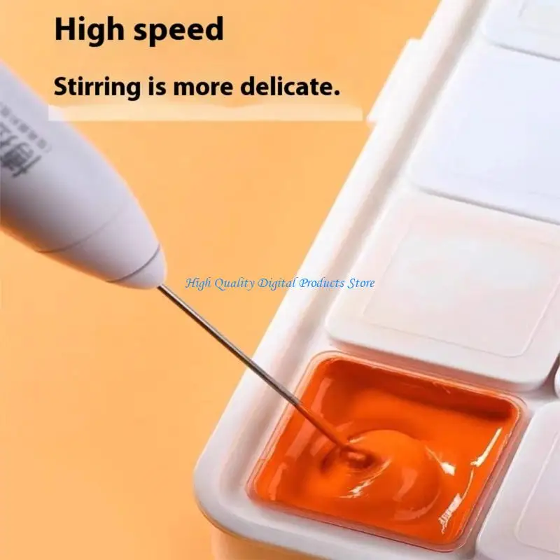 

U2JE Electric Paint Mixer USB Rechargeable Handheld Pigment Mxing Machine Portable Paint Blending Tool for Artist Beginner