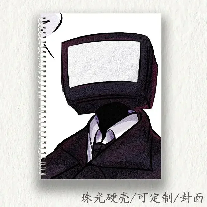 

Skibidi Toilet man sketchbook B5 Line Grid Notebook Titan sound sketch paper drawing books for artists scetch book