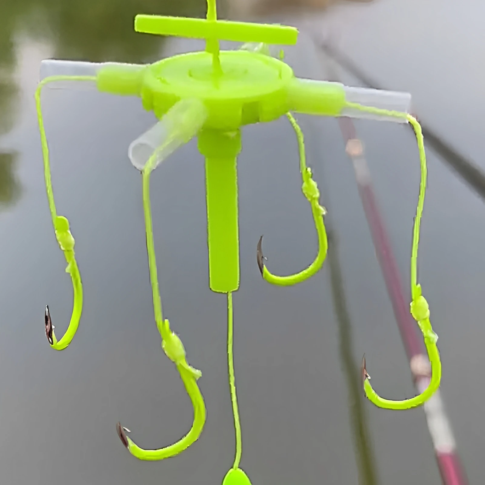 

New Explosive Fish Hooks Sharp Barbed Stainless Steel Fishing Hook Group For Bighead Silver Carp Portable Outdoor Fishhooks