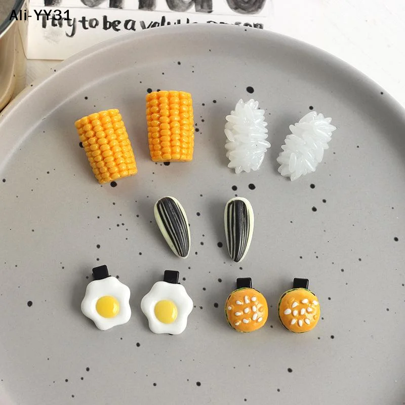 【A31】10 adet komik saç tokası - Baby Food Egg incelemesi ve fiyatı