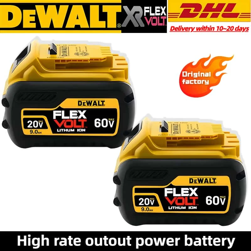 

Original DEWALT 20v battery rechargeable lithium-ion 60v batterysuitable for DCB115 DCB118 DCB1104 Dewalt 60v tool battery