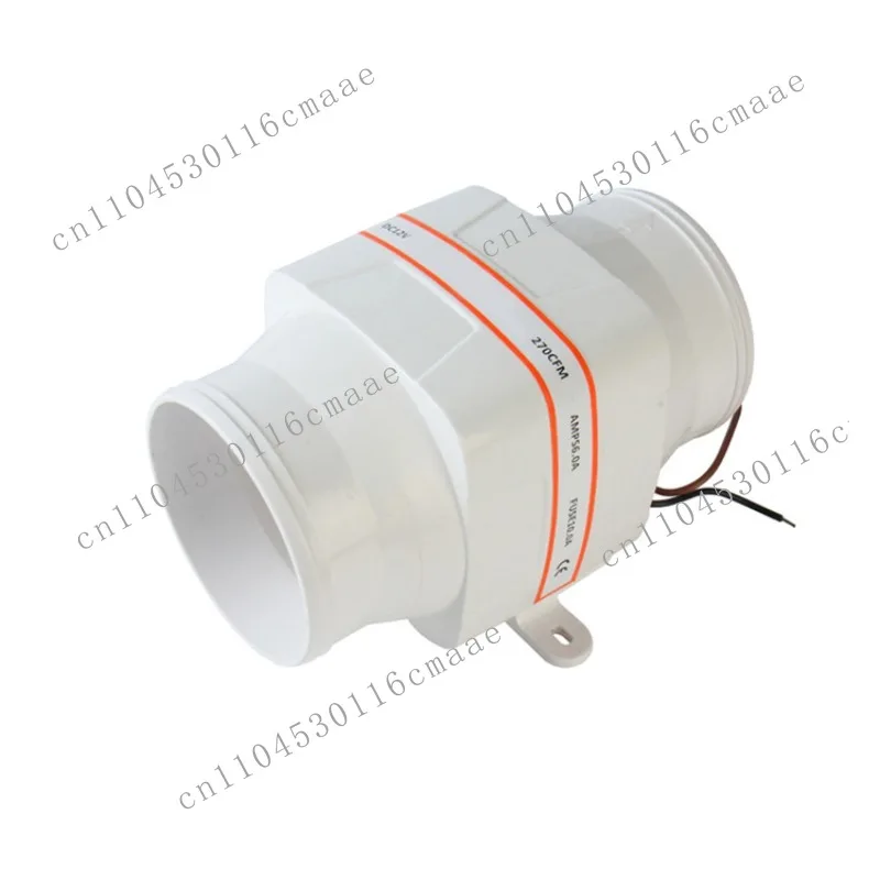 4 Inch 12v Micro Straight Fan Yacht RV Bathroom Exhaust Fan Axial Flow Marine Ventilator Exhaust Equipment