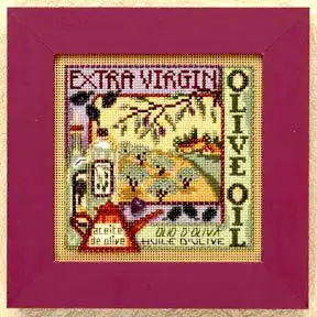 Mh 14-9205 Olive Oil 23-23 Cross Stitch Kit Aida Count Unprint Canvas Stitches Embroidery DIY Handmade Needlework