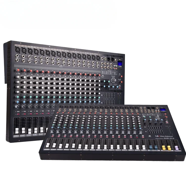 Glen Ralston High Quality 16 Channel Professional Audio Mixing Console Audio Mixer