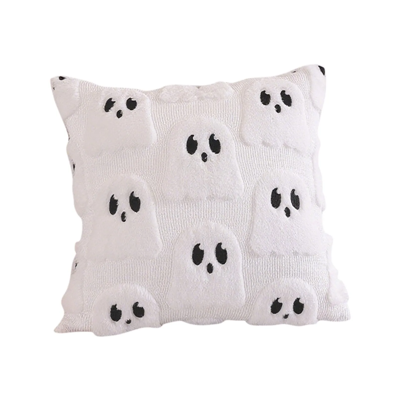45x45cm Halloween Ghost Plush Pillow Case Home Decor Room Bedroom Living Room Sofa Coreless Comfortable Cushion Covers 2026